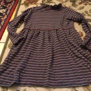 Hanna Anderson striped dress size 8